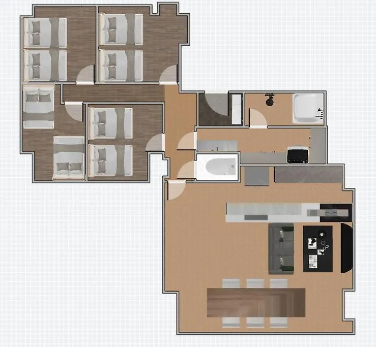 New Open 4Br, 110㎡ Walk To Asakusa Tokyo Apartment